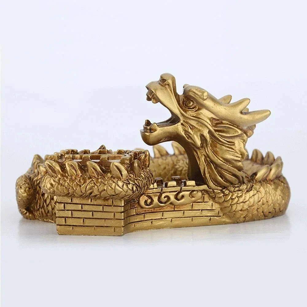 Dragon Resin Ashtray Office Household Smoking Set