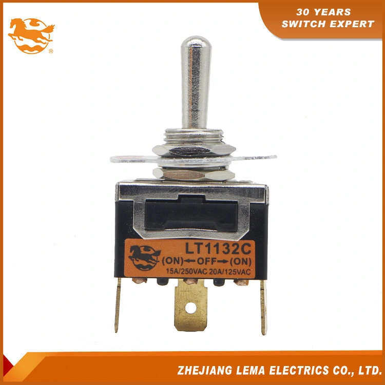 Factory Price Lt1132c Single Pole on-off-on Auto Reset Toggle Switch