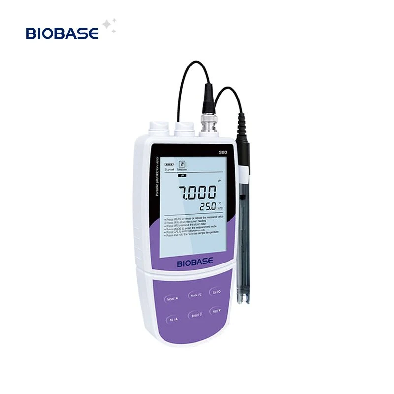 Biobase Portable pH/ORP Meter Laboratory Smart Digital pH Meter Digital pH Meter for Cosmetics