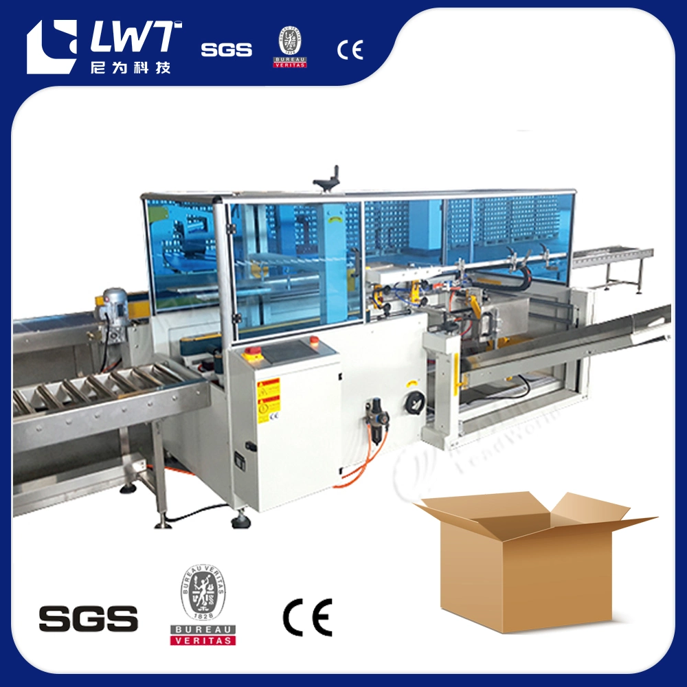 Carton Box Sealing Tape Machine Vertical Type Automatic Carton Case Erector Machine