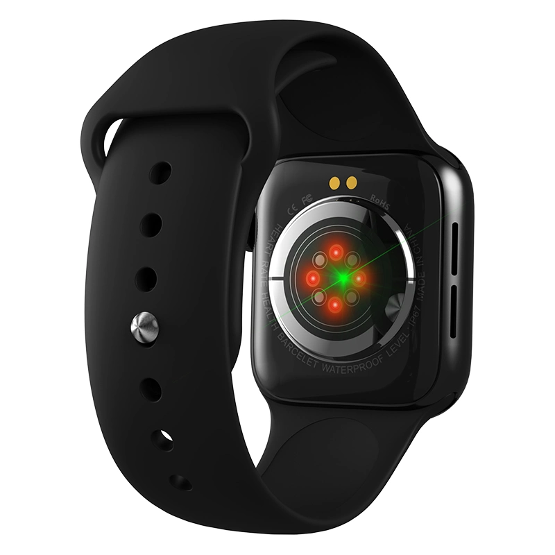 ساعات يد Hw16 ذات الشاشة الكاملة Fitness Smart Bracelet Silicone Band Watches Sport Smart Watch شاشة عرض مزدوجة مع اتصال BT مقاومة للماء