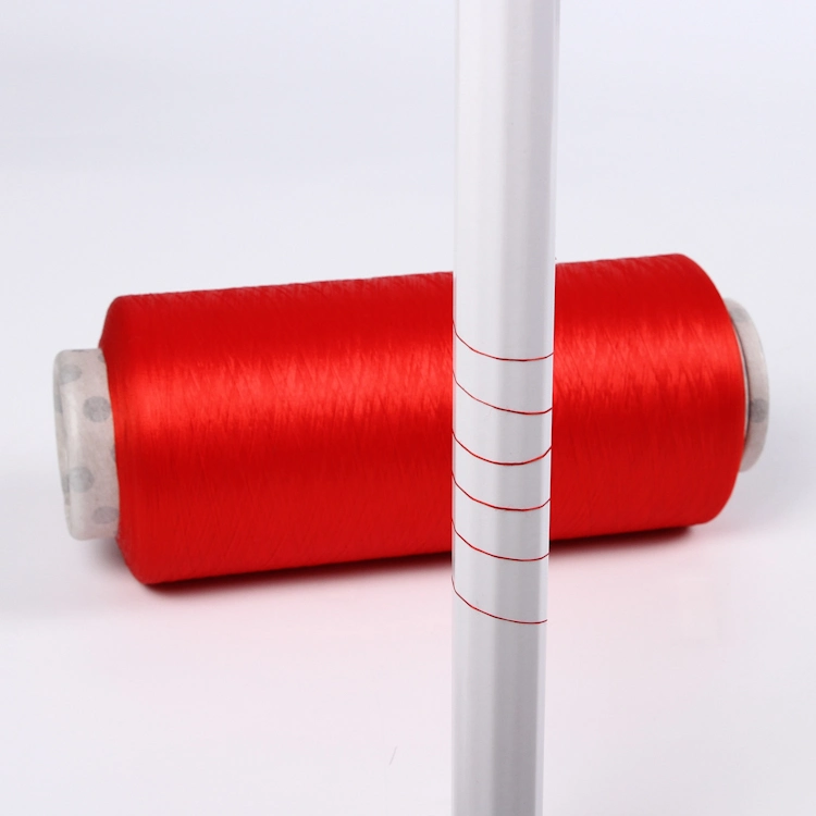 Factory Xinghui Manufacturer 100% Polyester Filament Dopo Dyed DTY 75D/36f AA Grade Textile Hand Knitting Weaving Thread Color DTY Yarn