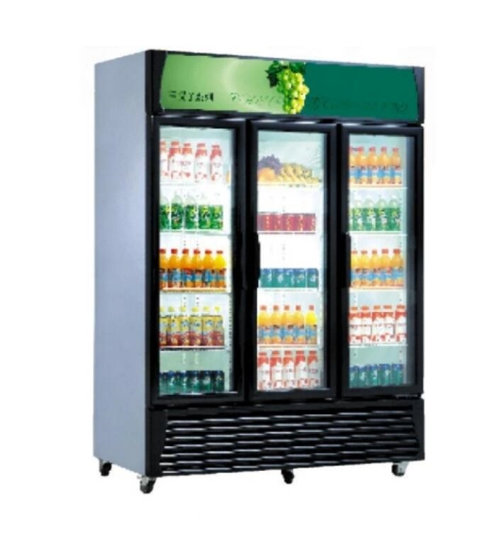 Glass Door Beverage Display Cooler for Store Carrying Et-LG380A3