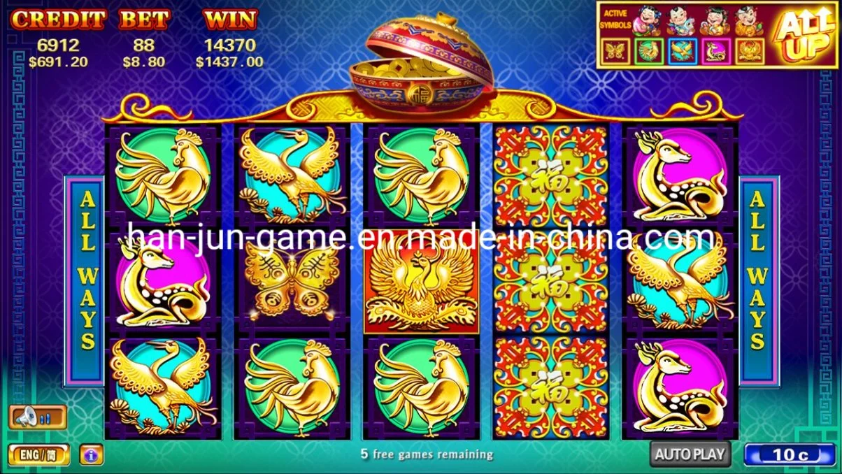 Popular Game in Southeast Asia Duofuduocai Slot Video Casino Game Machine