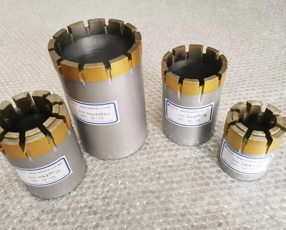 Impregnated Diamond Core Drill Bits Drill Bit Sets for Water Well Drilling