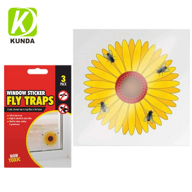 Trampa PARA Moscas PARA ventana de Moscas e Insectos, PARA interiores y Exteriores, Xica Window Fly Sticker Fly Glue Trap