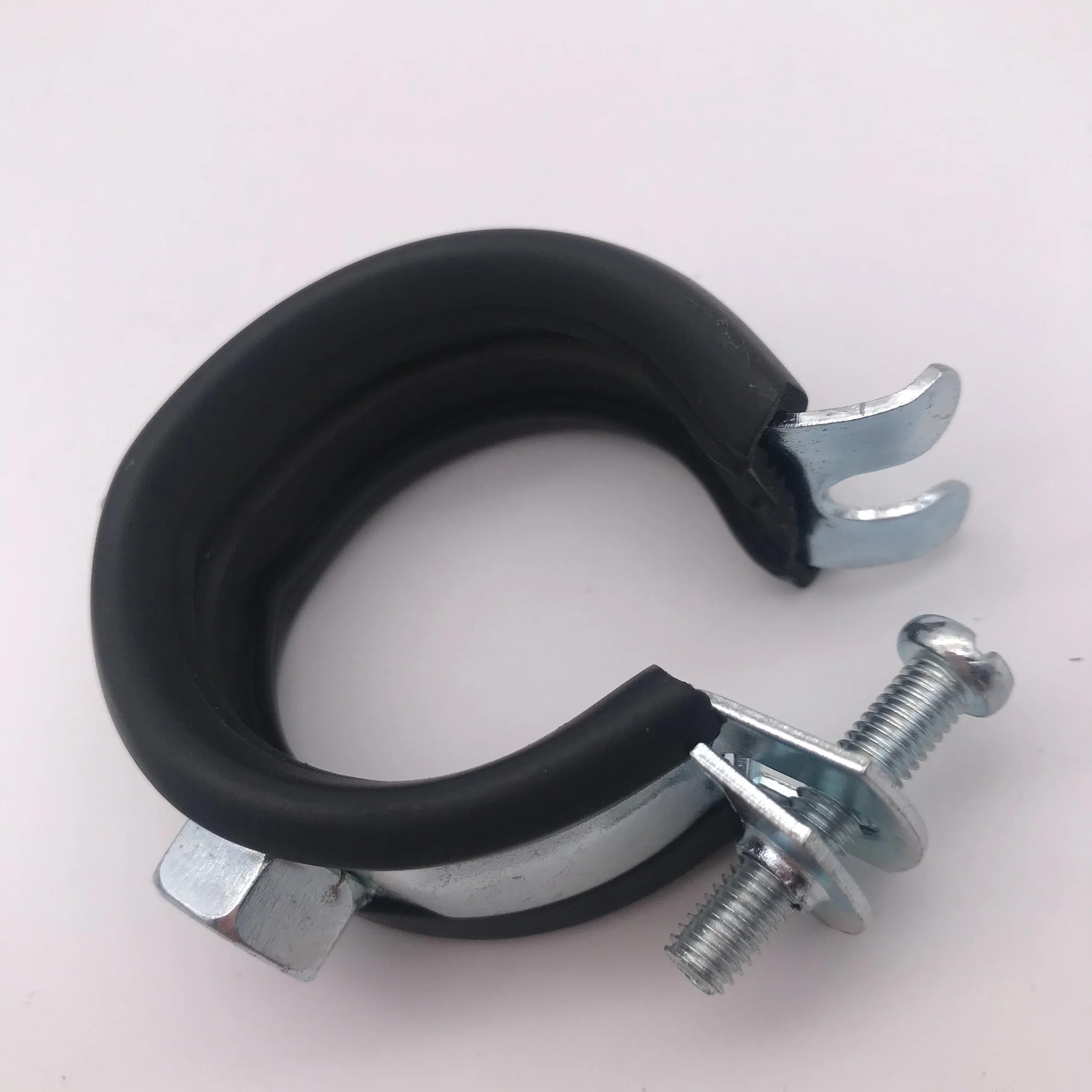 Welding Nut EPDM Rubber Single Screw M8 Pipe Clamp