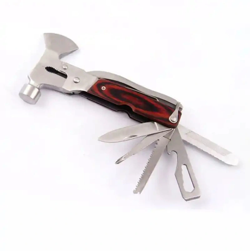 High quality/High cost performance Stainless Steel Multifunction Tool Hammer Camping Survival Multitool Axe Hammer with Pliers