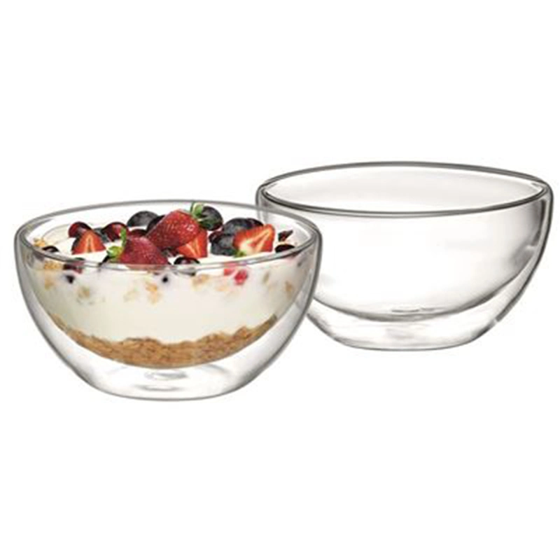 Melhores produtos e vendas de produtos de vidro Double Wall Glass Bowl