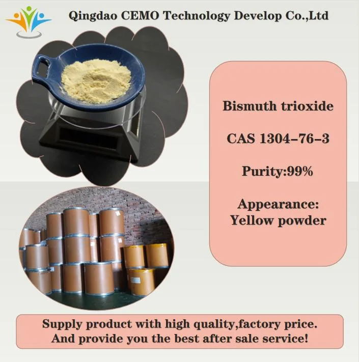 Factory Supply High quality/High cost performance Bismuth Trioxide CAS 1304-76-3 with Best Price