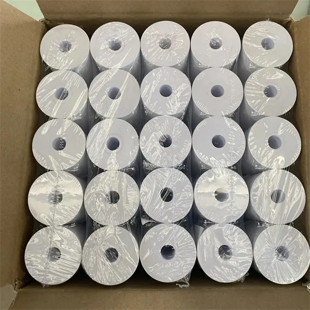 BPA Free High Smoothness Sharpe Image Thermal Paper Jumbo Rolls for ATM