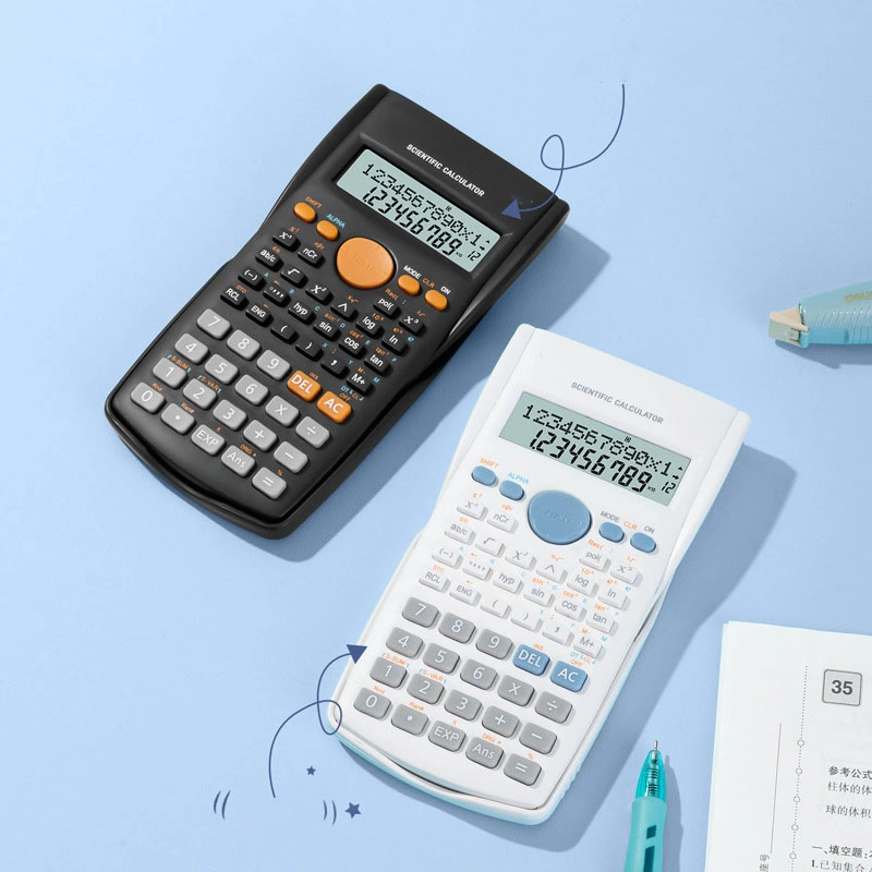 Calculatrice scientifique fonction Double bouton batterie ordinateur multifonction pour l'université Étudiants