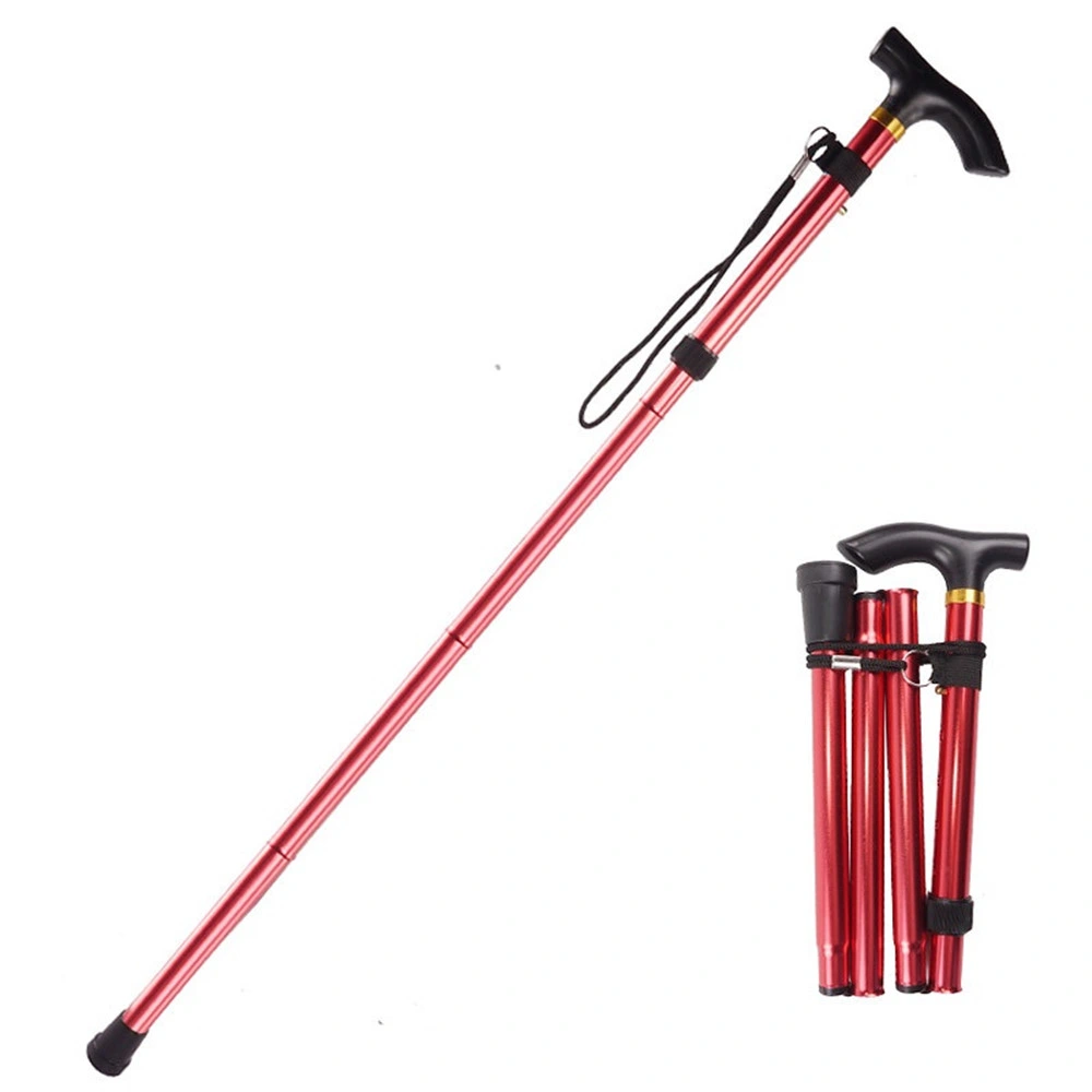 Factory Price Adjustable Folding Campbell Posture Collapsible Walking Cane Tips