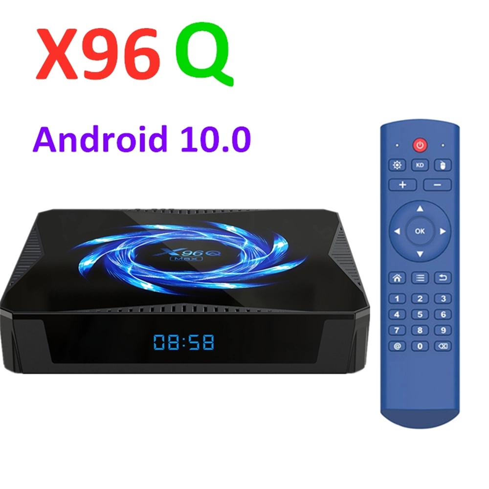 جهاز تلفزيون ذكي 4K ذكي IPTV أفضل جهاز ذكي Kodi X96q Max Smart مورد التلفاز