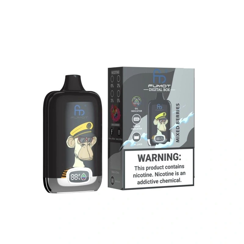 Fumot R وM Digital Box Disposable/Chargeable Vape Kit 12000 نفخة 20 مل