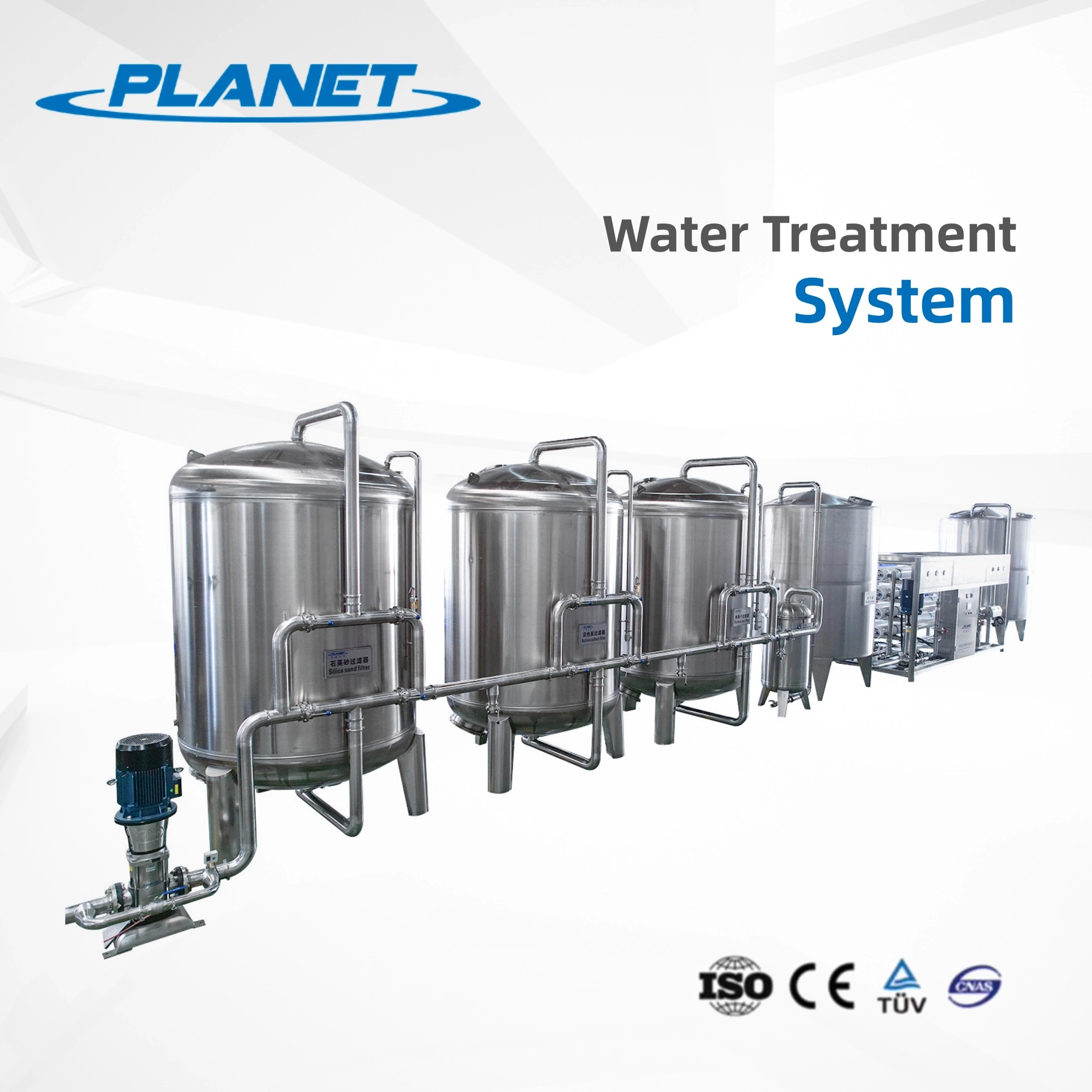 RO le dessalement de l'eau potable de l'industrie de l'eau Eaux industrielles usées Usine de traitement de purification de l'eau Système de filtre à eau par osmose inverse les appareils de systèmes