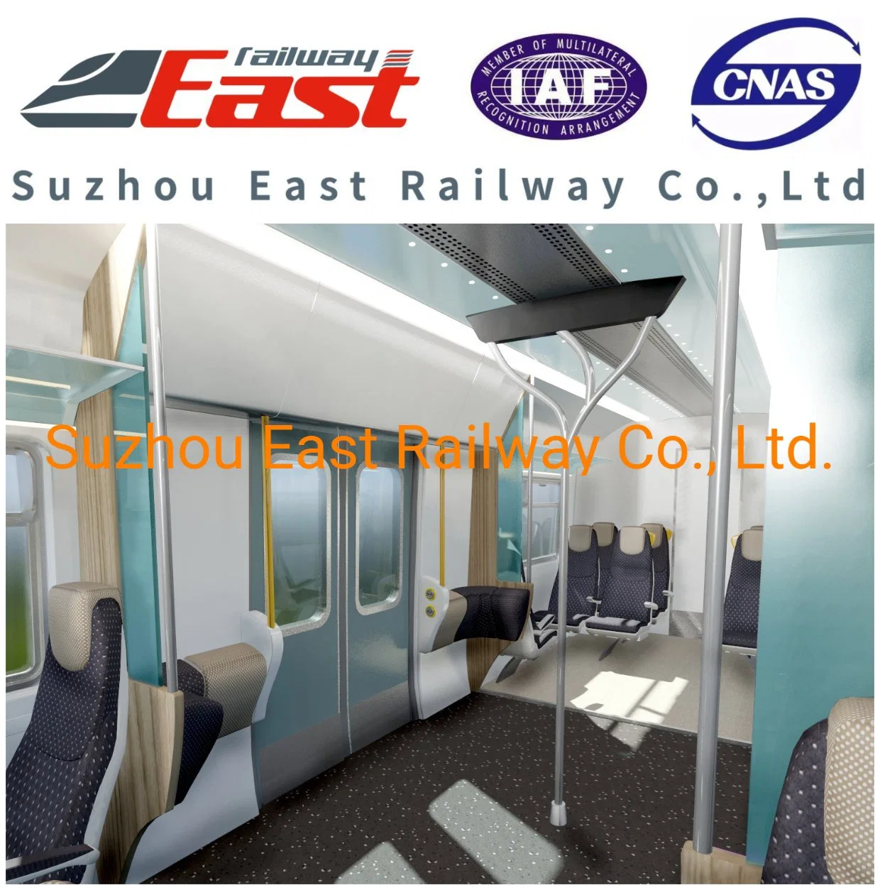 Railway Interior Solution for Passenger Car Coach/Emu/Lrt/Metro