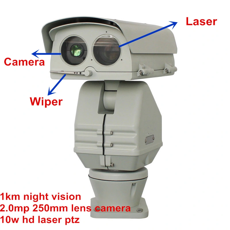 1km Night Vison Long Distance Laser HD IP PTZ Camera (SHJ-HD-TE-SC)