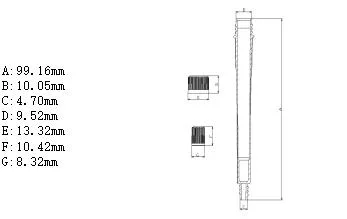 Doppelseitigen Kunststoff Extraktionsrohr Antigen Rapid Self Test 3,5ml