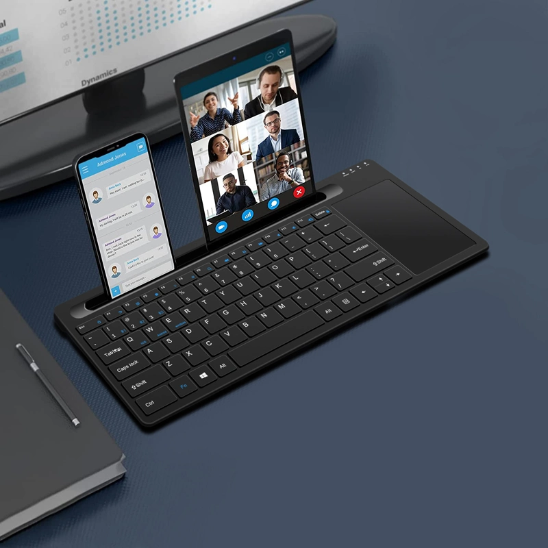 Портативные беспроводные АБС многоканальная Тонкая клавиатура Bluetooth для ноутбука смартфона планшетного ПК iPad