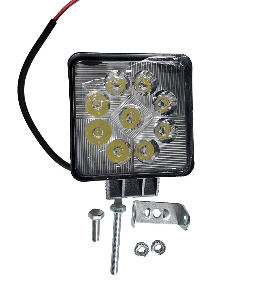 Lámpara LED de foco azul para seguridad en almacén de la carretilla elevadora Luz 12V-110V Luz LED de foco cuadrado/haz de inundación para camión Carretilla pesada Machinery612