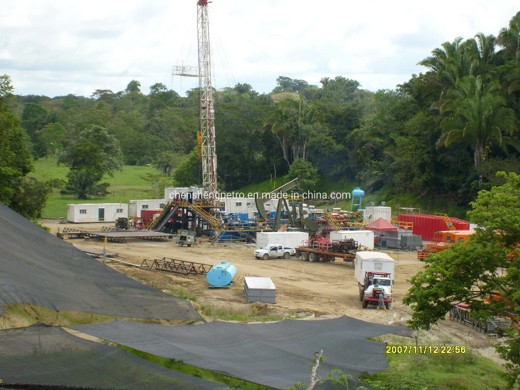 Le forage pétrolier de l'API de service terminée XJ350 Workover Rig Zj10 60t/80T/90t 1000m de forage montés sur camion Zyt pétrole de l'unité de traction