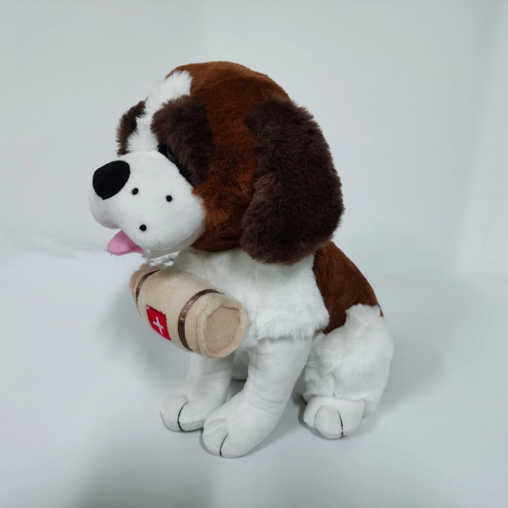 Bebé Suave felpa Anime perros Cachorro realista de los animales de peluche muñecas Dollhouse personalizada Bichon Frise Plushies para niños