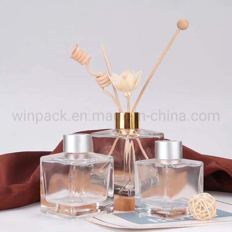 100ml 250ml 350ml Round Shape Glass Bottle for Home Decoation Cosmetic Packaging