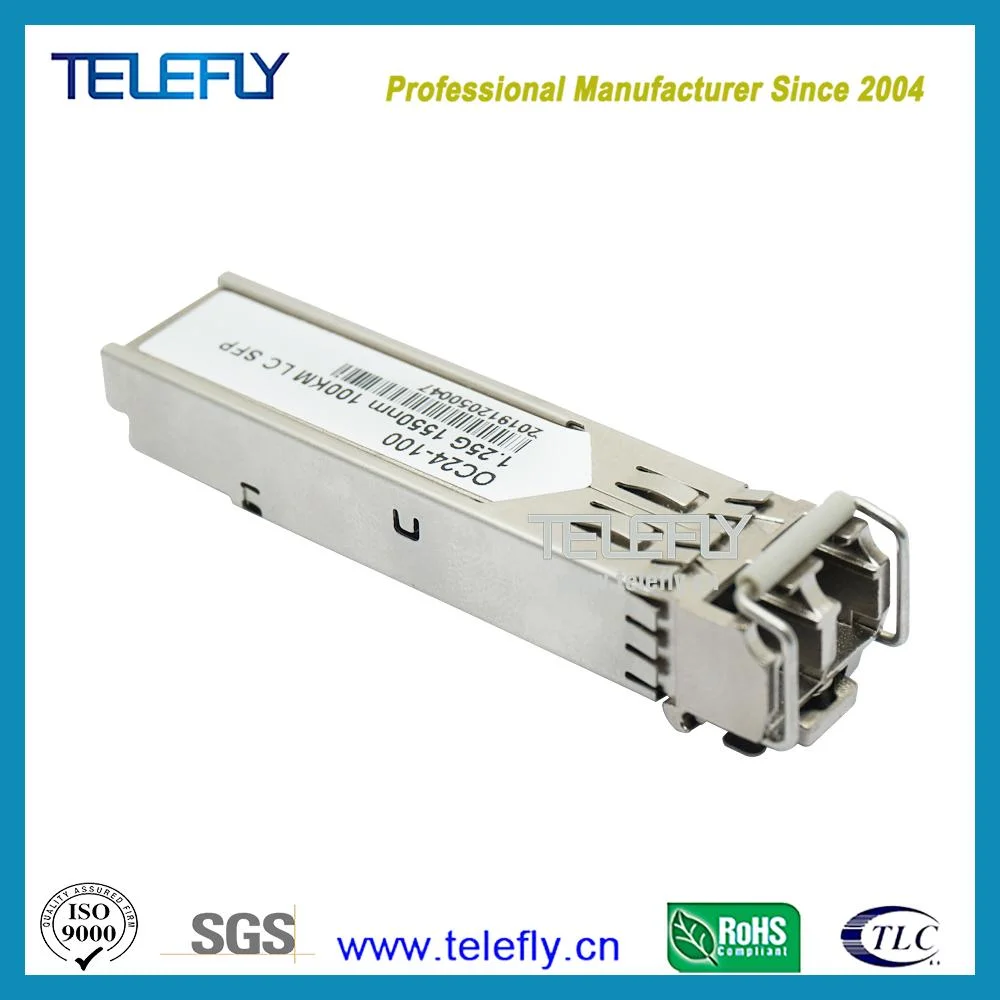 SFP Module Optical Bi-Directional Optical Transceiver Price, 1.25g 100km Netgear, Mikrotik