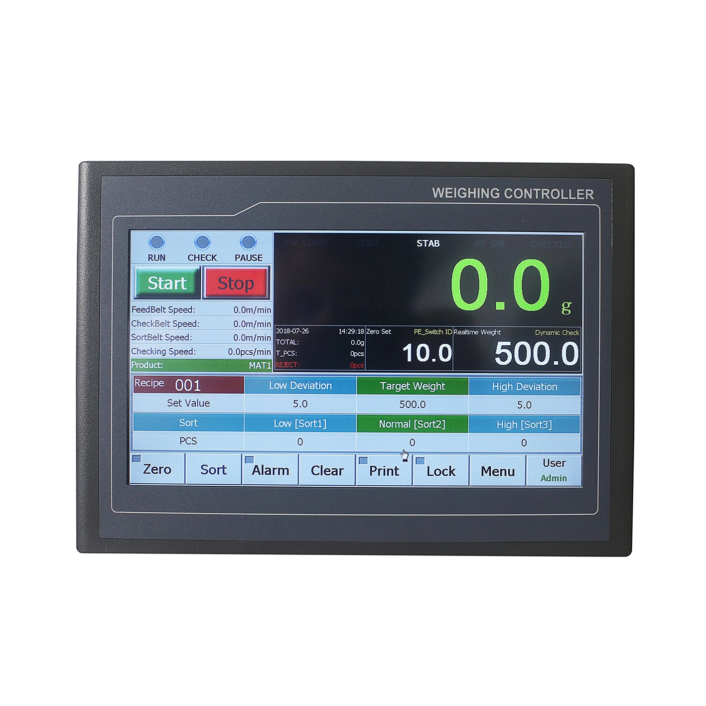 Supmeter Bst106-M10[CK] función de comprobación y clasificación indicador de pesaje para auto Balanza de control de peso