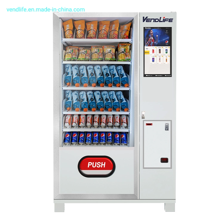 Cheap and Quality Drink Snack Refrigeration Vendlife Vending Machine Free Customized Wrap