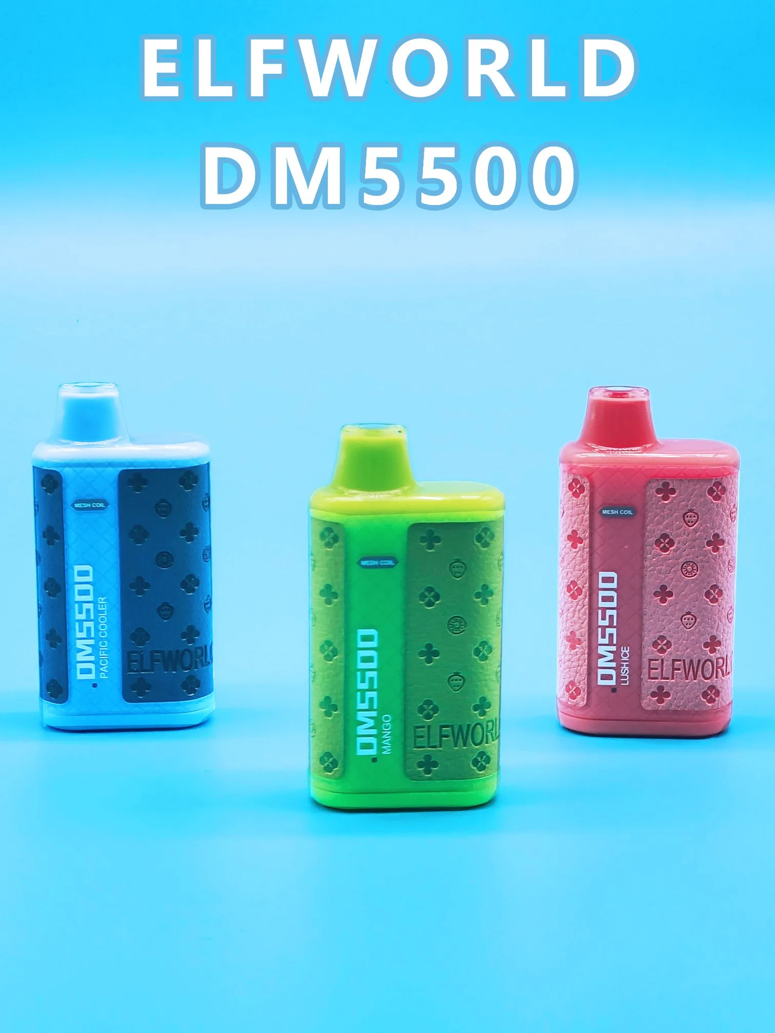 Wholesale/Supplier E Cigarette Elfworld Dm 5500 Puff 15flavour Mesh Coil 2%5%0% Kk Energy Biff Disposable/Chargeable Vape 5000 Puff OEM Vape 650mha Randm Tornado Dazzle 2600 Bar