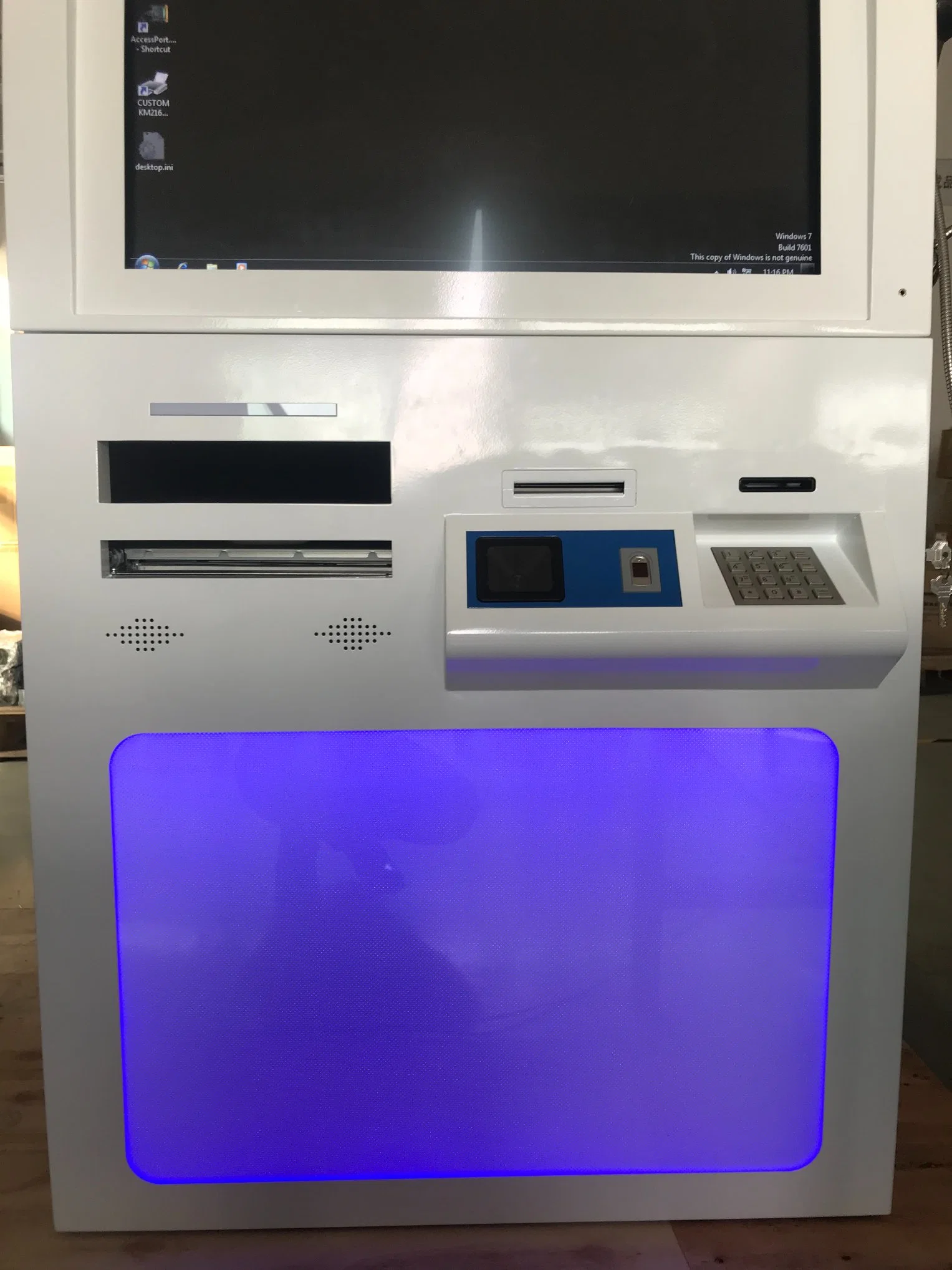 Integrated Windows System Touch Screen Checkout Terminal Self Service Payment Hospital Check in Kiosk