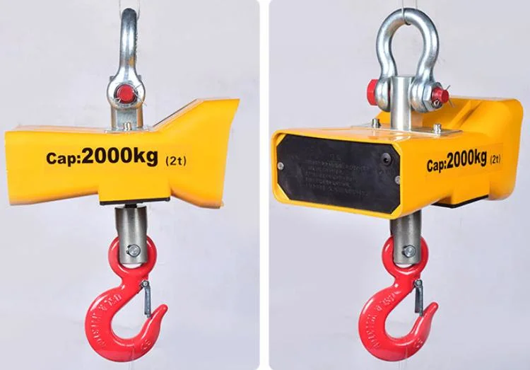 Overhead Crane Usage Digital Hanging Hook Electronic Crane Scale 5 Ton