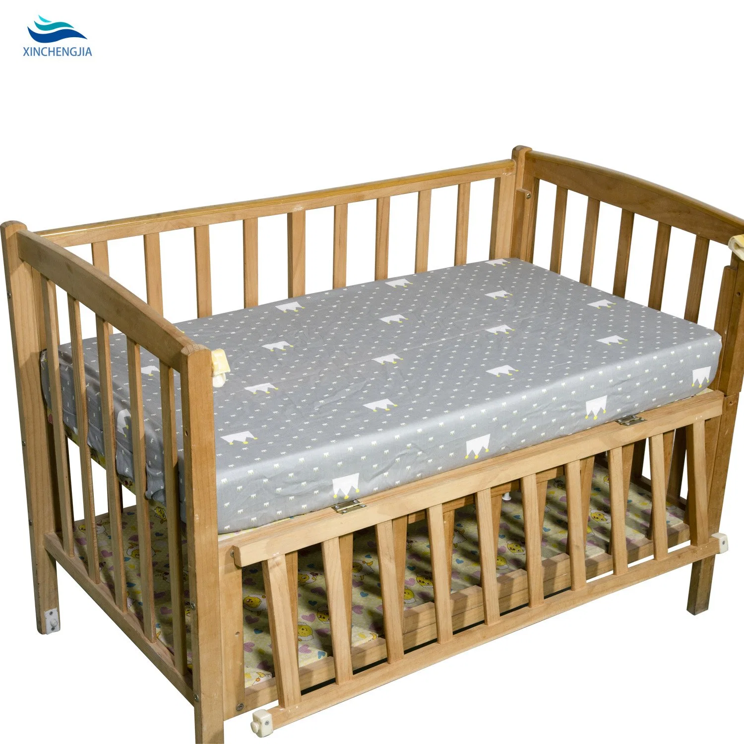 Wholesale/Supplier Organic 100% Pure Lyocell Pure Bamboo Baby Cot Bed Fitted Crib Bed Sheet Set Kids