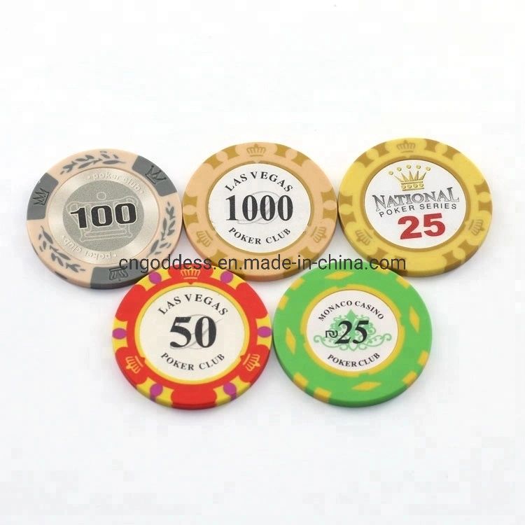 Custom Logo and Color Game Poker Chips