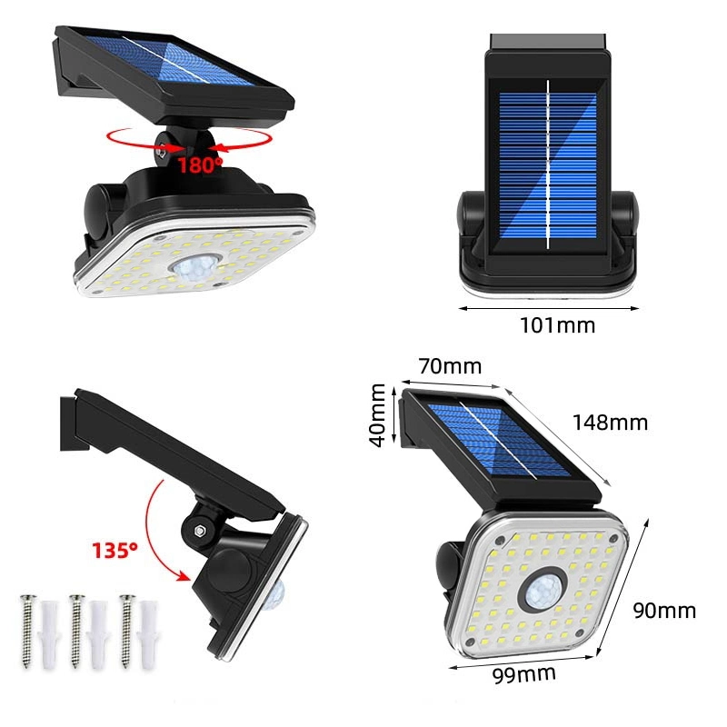 Goldmore4 Outdoor LED Solar Garden Lamp IP65 Waterproof PIR Motion to Decorate Your Garden