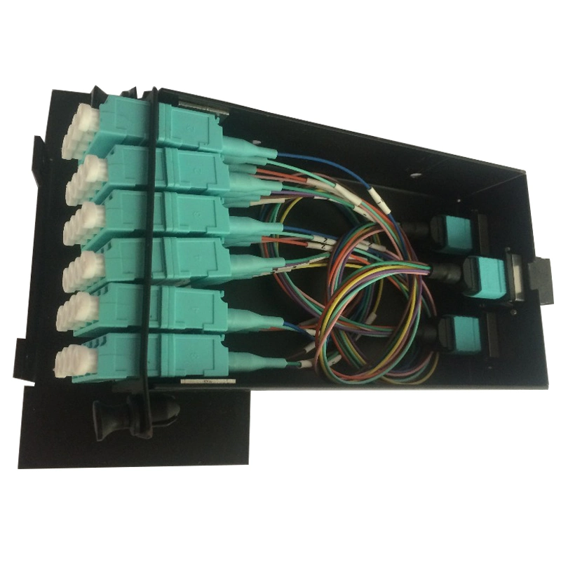 Mount Terminal Lgx Box 12 Core MPO MTP to 6X Duplex LC MPO Fiber Optic Patch Panel