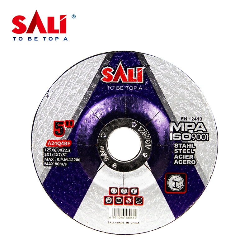 Sali 5" 125*6*22.2 T27 Grinding Disc Wheel for Metal Inox with MPa Certificate