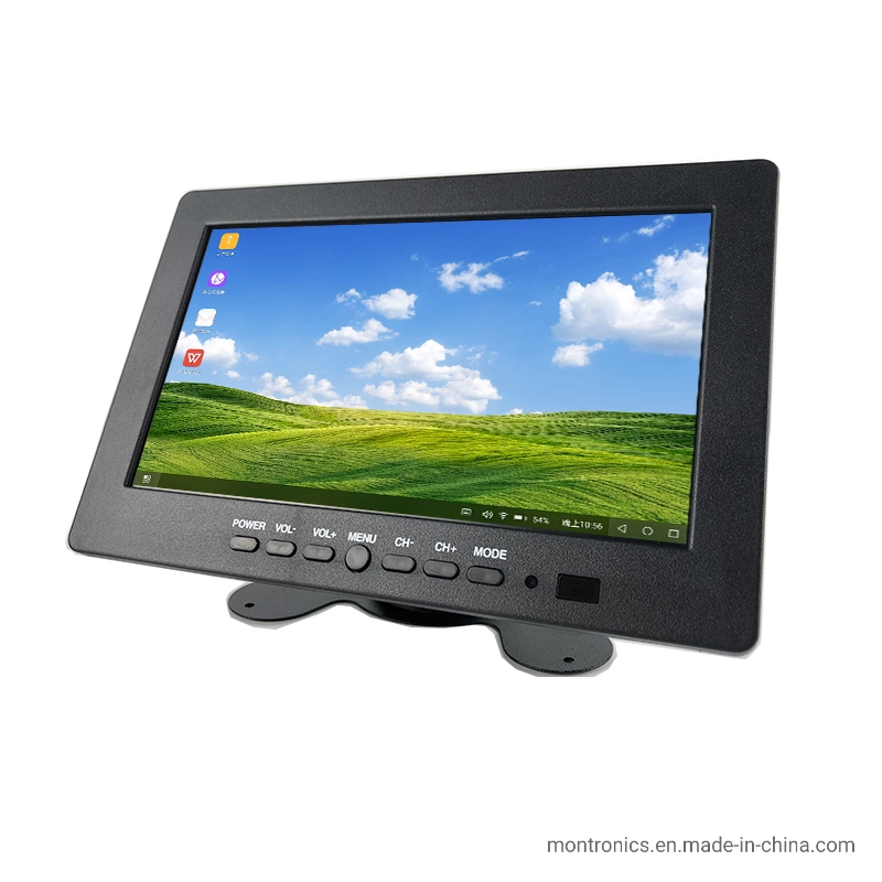 7 pouces à écran large TFT LCD moniteur CCTV Voiture AV d'affichage VGA BNC entrée HDMI®