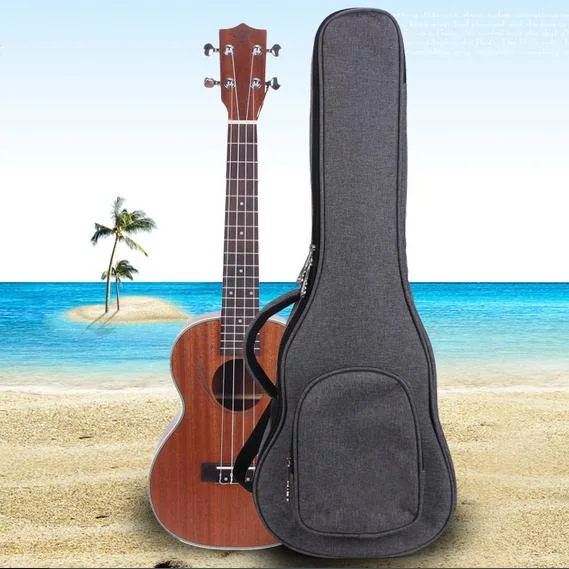 Ukulele Bag 600d Material Double Straps5mm Padding Musical Instrument Waterproof