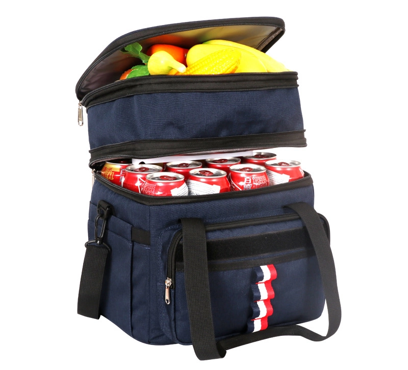 Top Quality Isolamento Térmico Picnic Mantenha Fresco Portátil Leve Comida Latas Vinho Promoção Isolado Almoço Caixa Térmica Bolsa (CY6929)