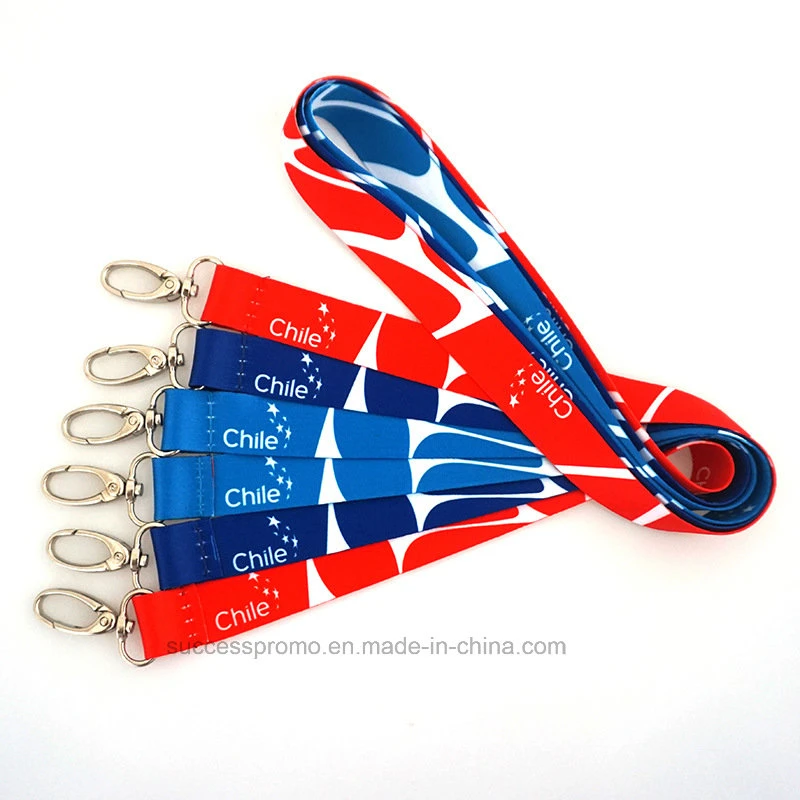 Customized Size and Logo Printed Lanyard for Promotion