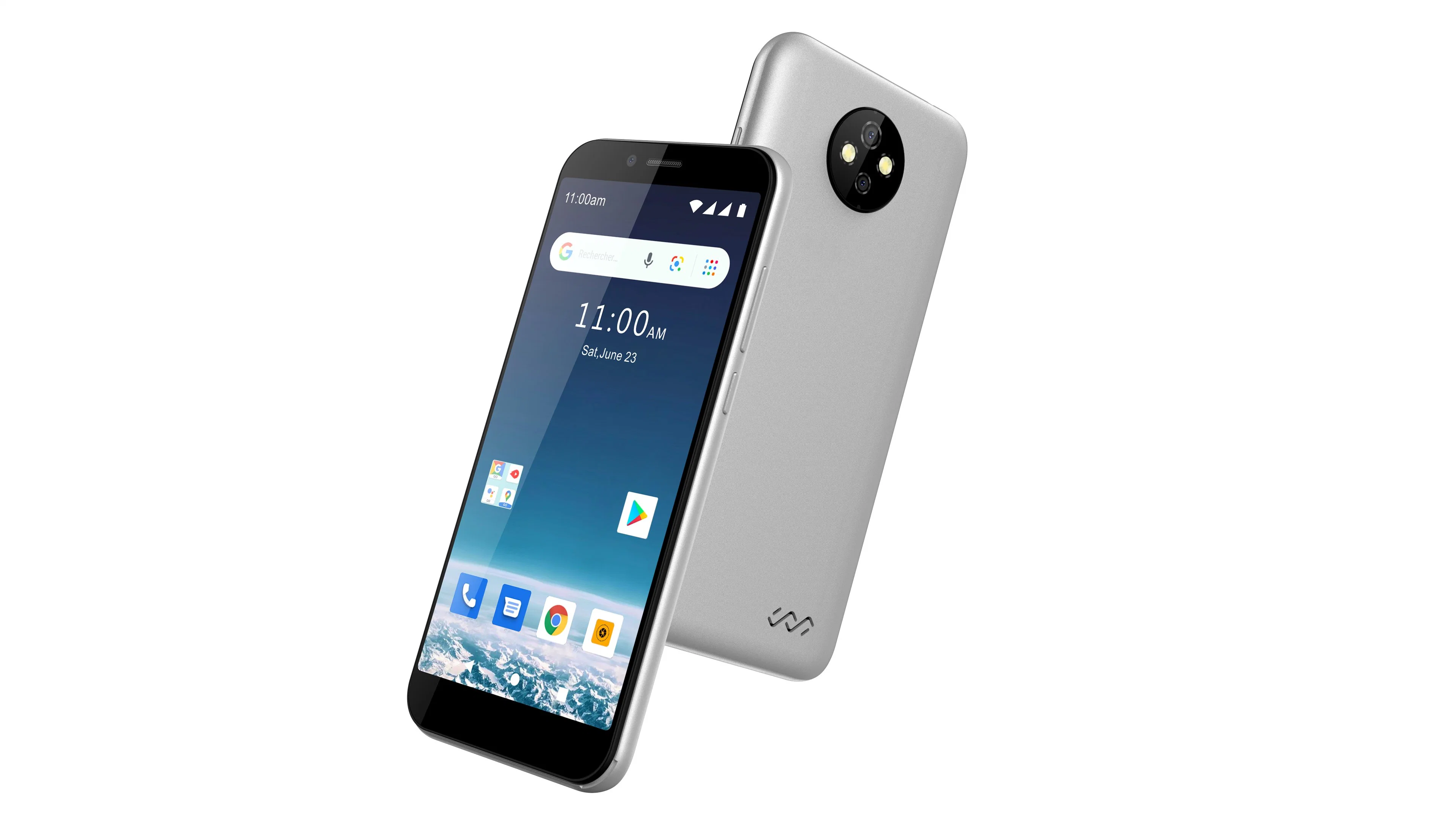 Barato 5,5 polegada Smart Phone Fw+ Ecrã Táctil IPS SC9832 Móvel Android telefones 4G cartões SIM Dupla
