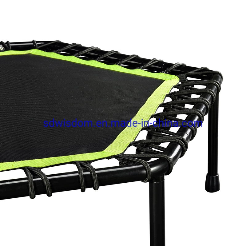 45 pulgadas de la ronda de la seguridad de Fitness hexágonos gran Bungee trampolin cama saltando al aire libre