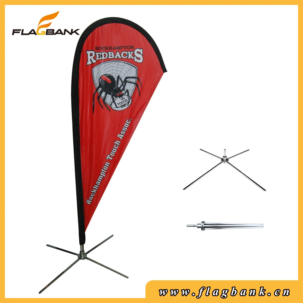 2.8m Tradeshow Fiberglass Digital Printing Flying Flag/Teardrop Flag