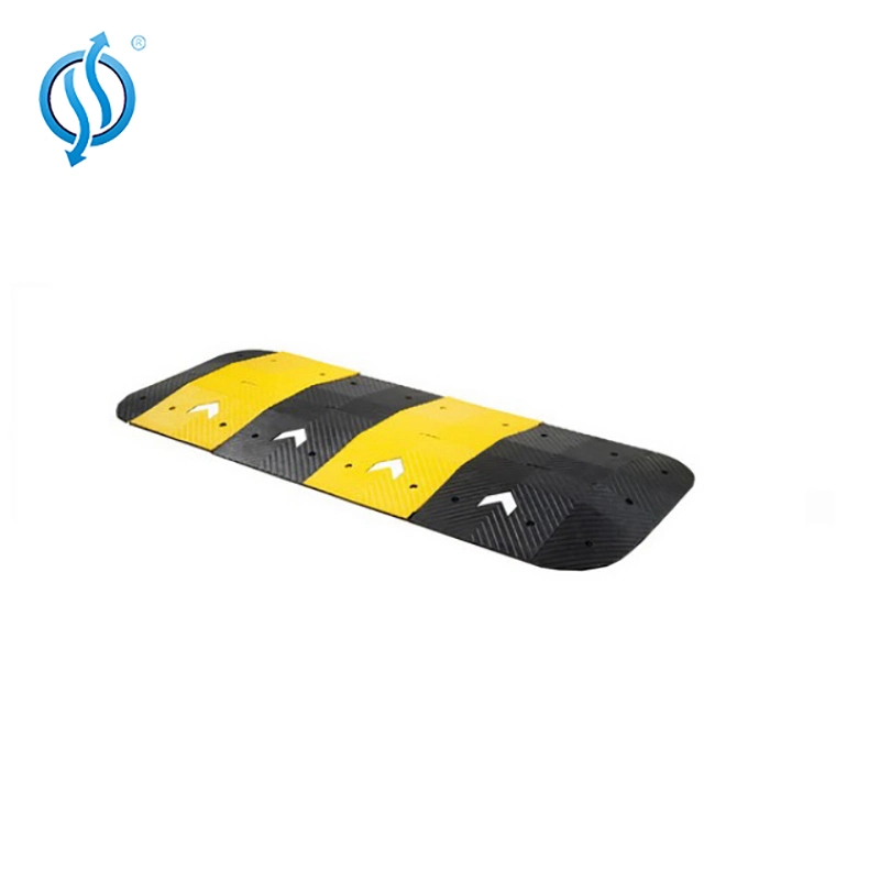 Yellow & Black 50mm Height Arrow Road Speed Hump