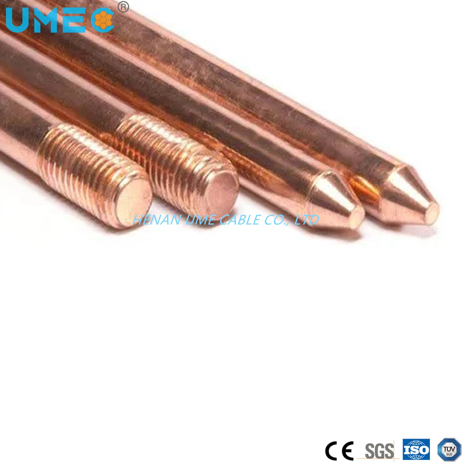 0.33mm-0.38mm Copper-Plated Ground Rods