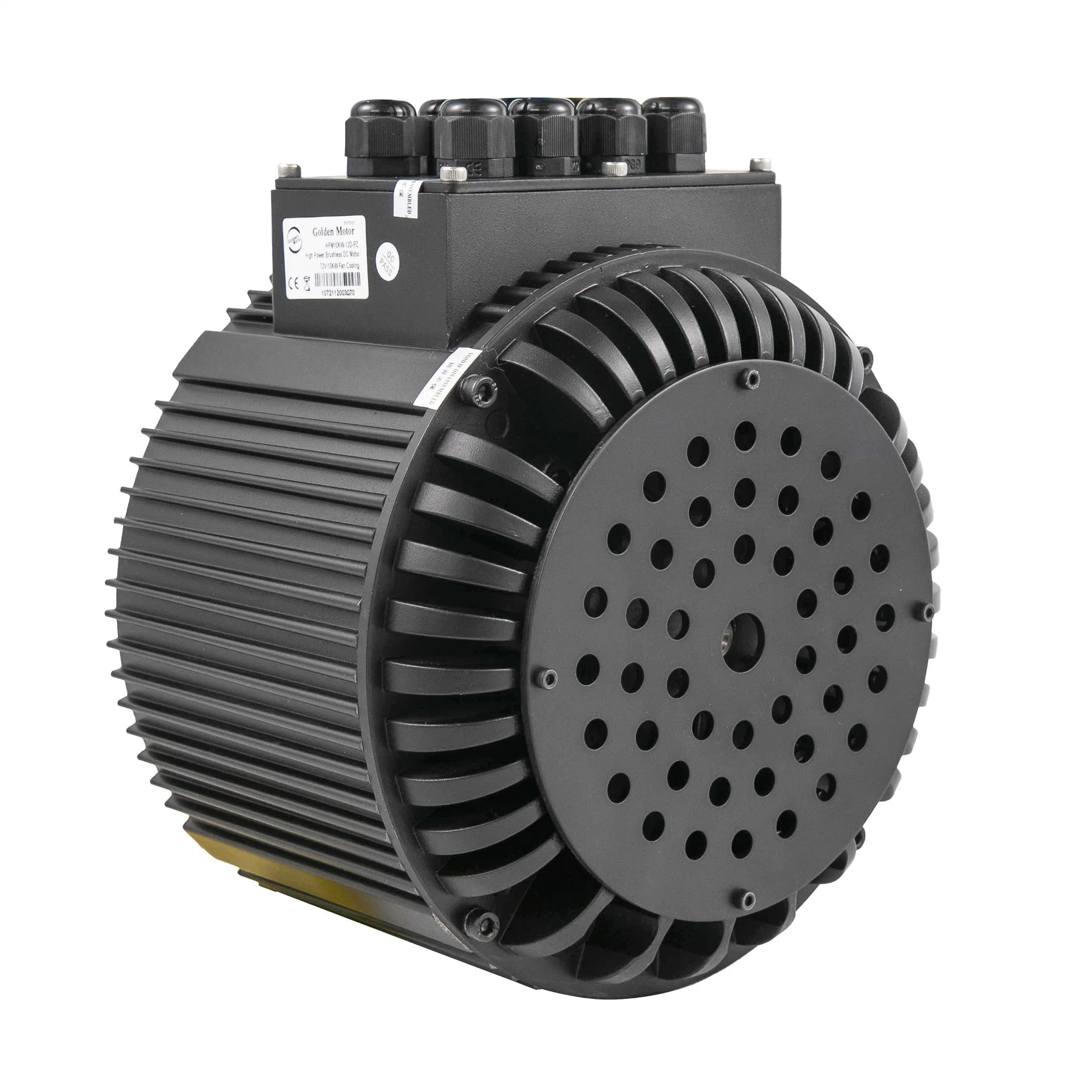 CE aprobada tamaño compacto de 10kw nominal de 85 Nm a 4000 RPM motocicleta eléctrica /juego de motos / kit de conversión de motor del coche eléctrico con aire de refrigeración líquida/Motor de CC