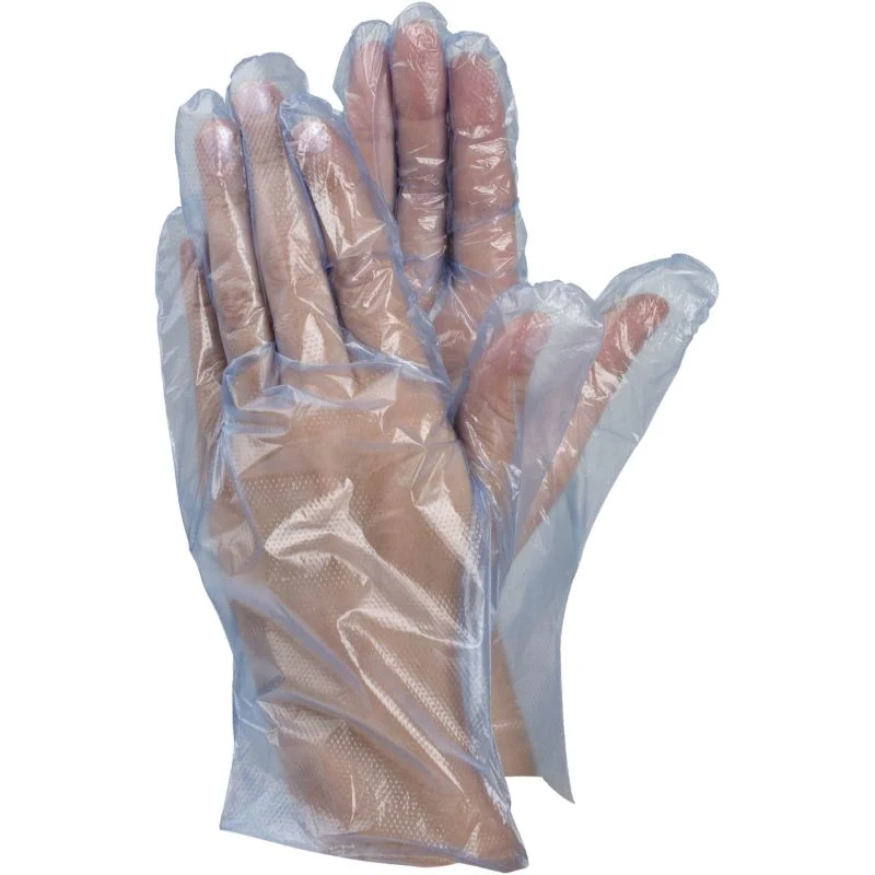 Einweg-CPE/HDPE/LDPE/TPE Elastic/PE-Handschuhe für die Lebensmittelindustrie